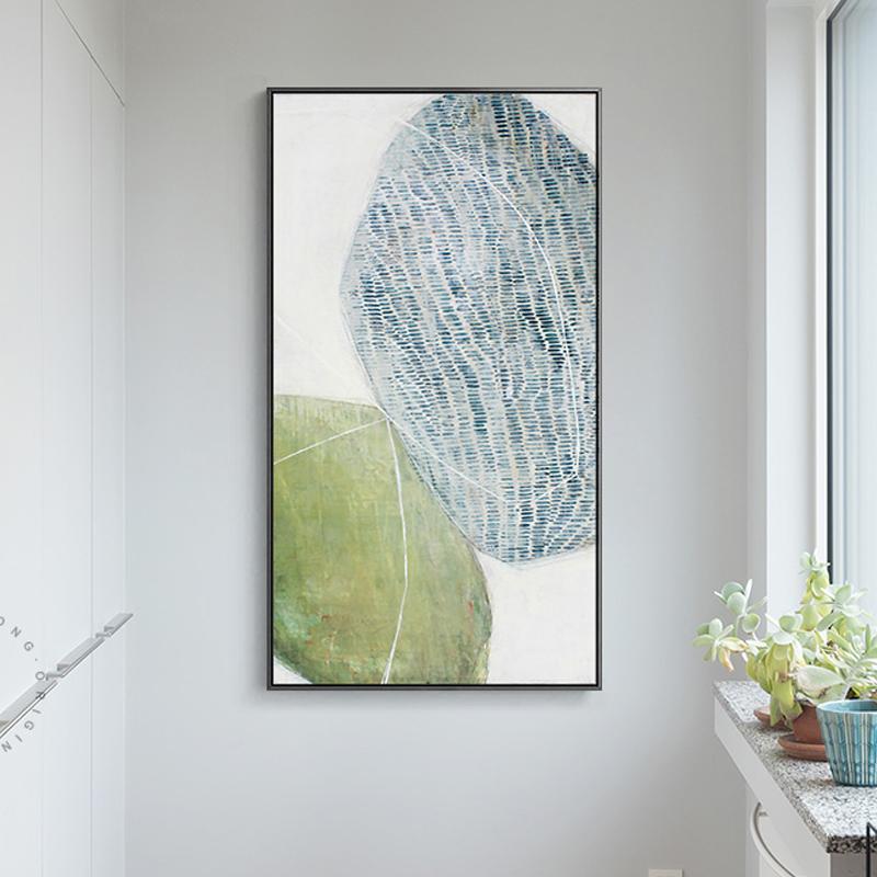 Nordic Minimalist Black And White Stone Canvas Painting Grey Poster Print Big Wall Art For Hotel Aisle Living Room Decoracion