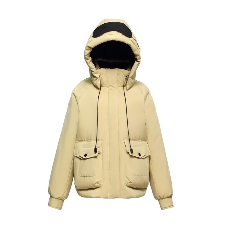 

XueZhongFei Women s Short Parka Down Jacket 155/80A