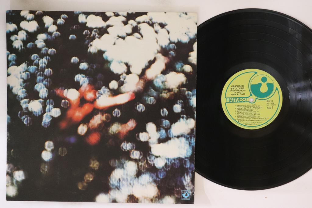 LP Record PINK FLOYD - Obscured By Clouds ST11078 HARVEST 1972 US Rock Used
