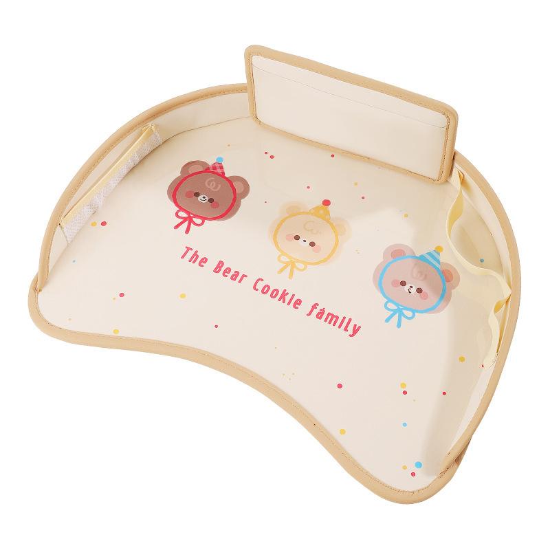 Teenage Car Seat Tray - Waterproof, Multifunctional Rear Seat Storage and Dining Table - Cute Cartoon Design