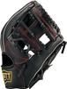 ZETT Acrochatch V Youth Baseball Black BJG772620V Glove, All-Around, Left-Handed Throw, (1900), Size Small,