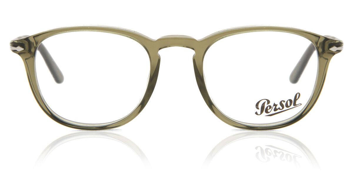 

Persol Po3143v Galleria 900 1142 Men Eyeglasses Transparent Olive Green/49-21-145