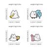 Cartoon Symphony Orchestra Cats Enamel Brooches Funny Music Kitty Kitten Play Harp Piano Saxophone Lapel Pins
