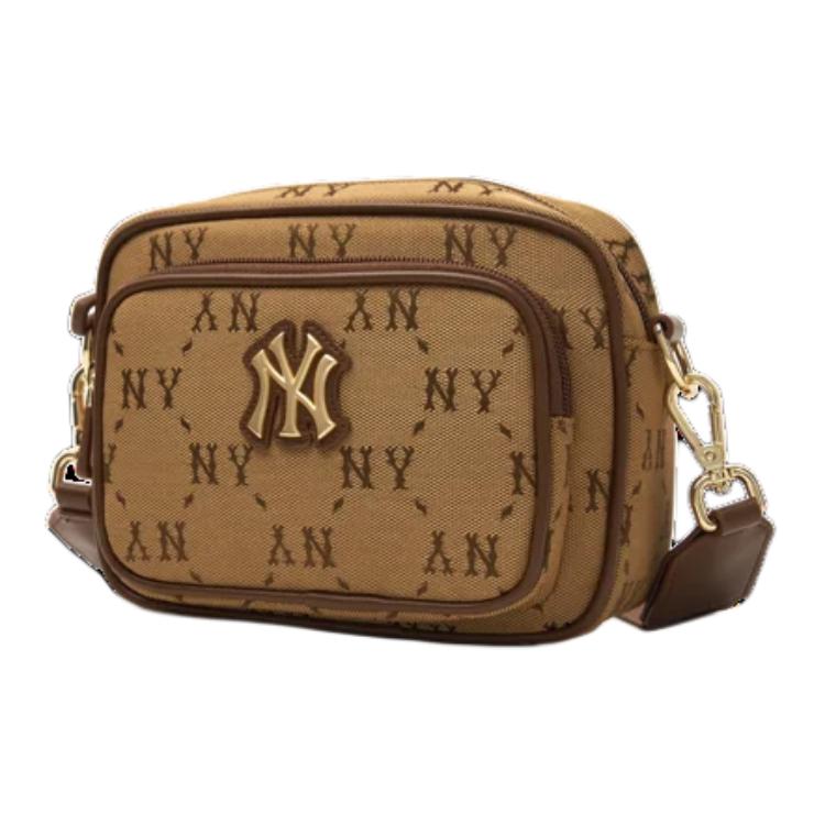 New MLB Polyester Camera Bag Shoulder Bag Crossbody Bag Regular Unisex Brown 7ACRMDA4N-50BGS