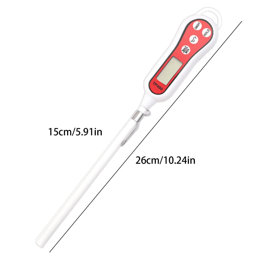 Temperature Probe Waterproof Digital Temperature Meter Meat Temperature Monitor Versatile Instant Read Temperature Gauge For