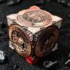 7-IN-1 Six Sided Rotating DND Dice Dungeon And Dragon Table Role Play Game Dice D4 D6 D8 D12 D20 D10/% Polyhedral Wheel Dice