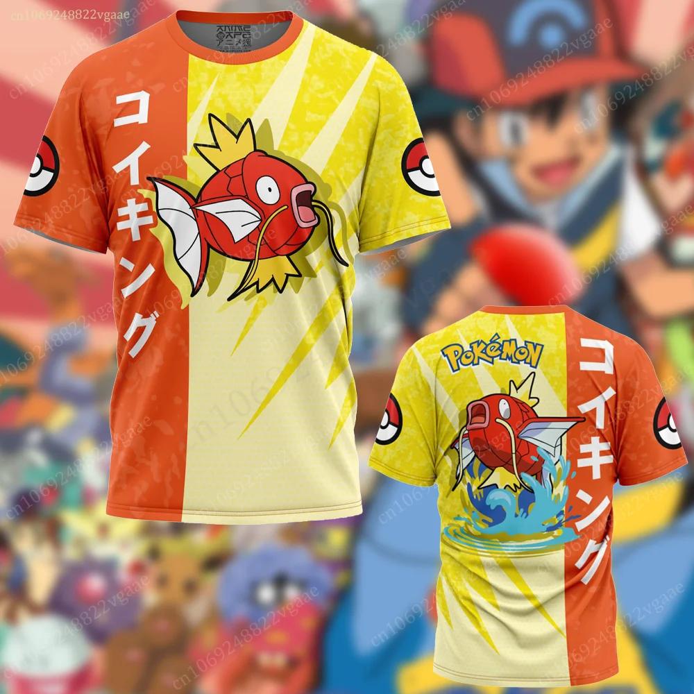 Summer Pikach T Shirt Kids  Pokemon Tshirt Girls Boys Short Sleeve Cartoon Tee Tops