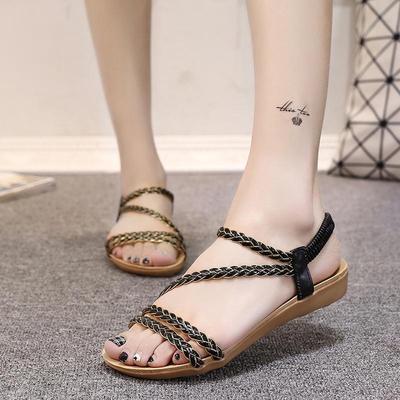 ladies flat summer shoes
