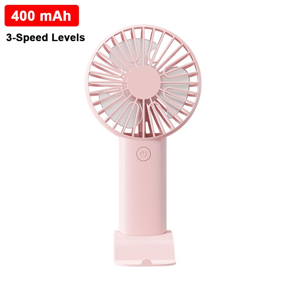 Portable Bladeless Fan Handheld Desktop Summer Mini Air Cooler No Leaf Ultra-quiet Rechargeable Fans for Travel Outdoor Office