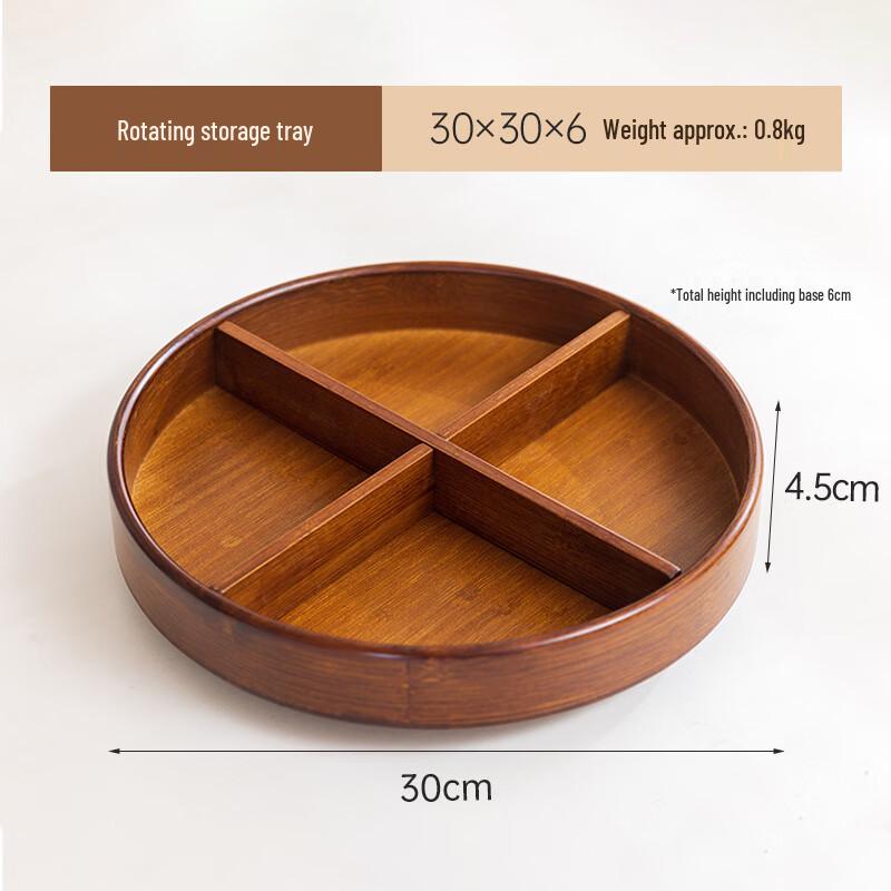 

Lijia Rotating Wooden Corner Spice Rack