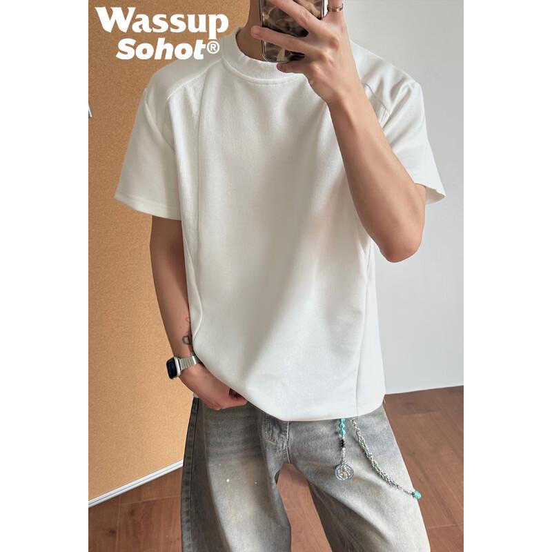 

Wassup Sohot Men s Short Sleeve T-Shirt 185/100A