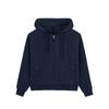 Training Series Sports Hooded Solid Color Long Sleeve Knit Top Women Tops Dark-Night-Black 962437705-4