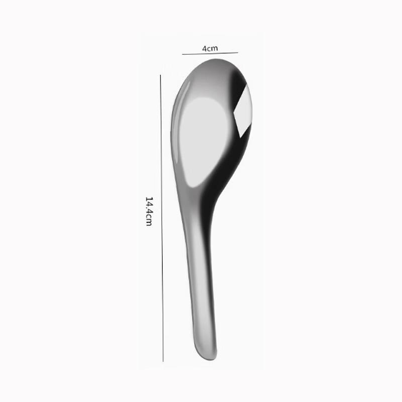 Lijia 304 Stainless Steel Dining Spoons (10-Pack)