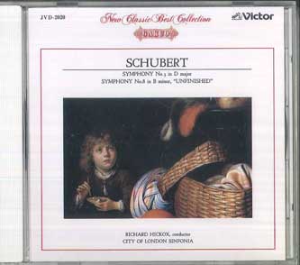 

CD - Schubert: Symphony No. 3, Symphony JVD2020 VICTOR Japan Classical Used