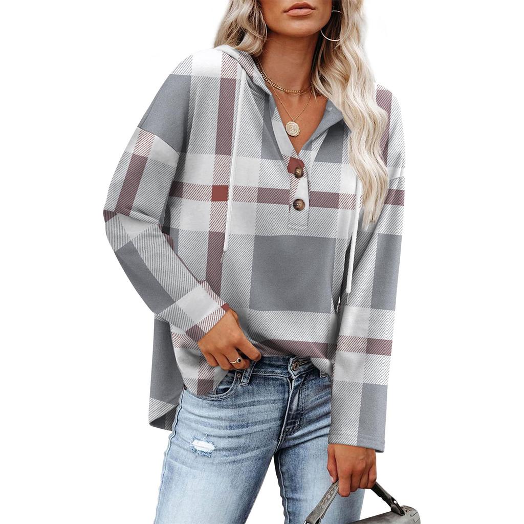 Women's Fashion Women's Lightweight Long Sleeve Pullover With Pockets Preppy Graphic Hoodie