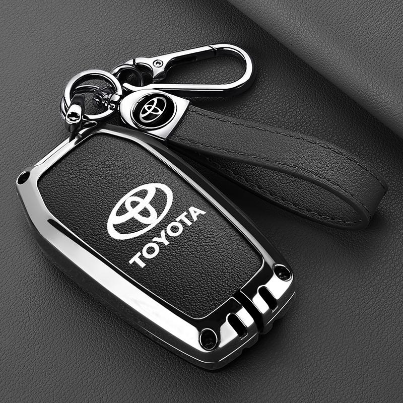 Car Key Case Cover Bag For Toyota Tacoma Fortuner Corolla Venza Grand Highlander RAV4 XSE Prime Land Cruiser Hilux 2023 2024