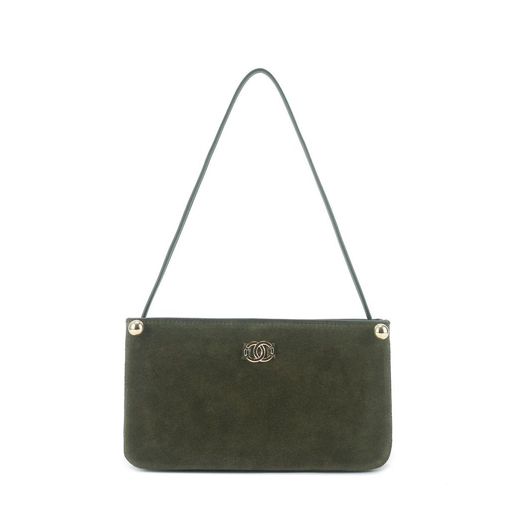 Old Money Style Women's Black Underarm Bag: High-End, Small Niche Design Mahjong Handbag for Commuting