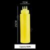 Large Capacity Food-Grade Japanese Three-Hole Squeeze Bottle - In Stock