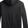Polo Ralph Lauren SS22 Fleece Lined Hooded Pony Pattern Sweatshirt Unisex Black 710868912001