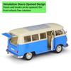 1/24 Scale Welly  1963 Volkswagen T1 Bus Alloy Car Model Diecasts Metal Toy Vehicles Car Model High Simulation Collection Childrens Gifts