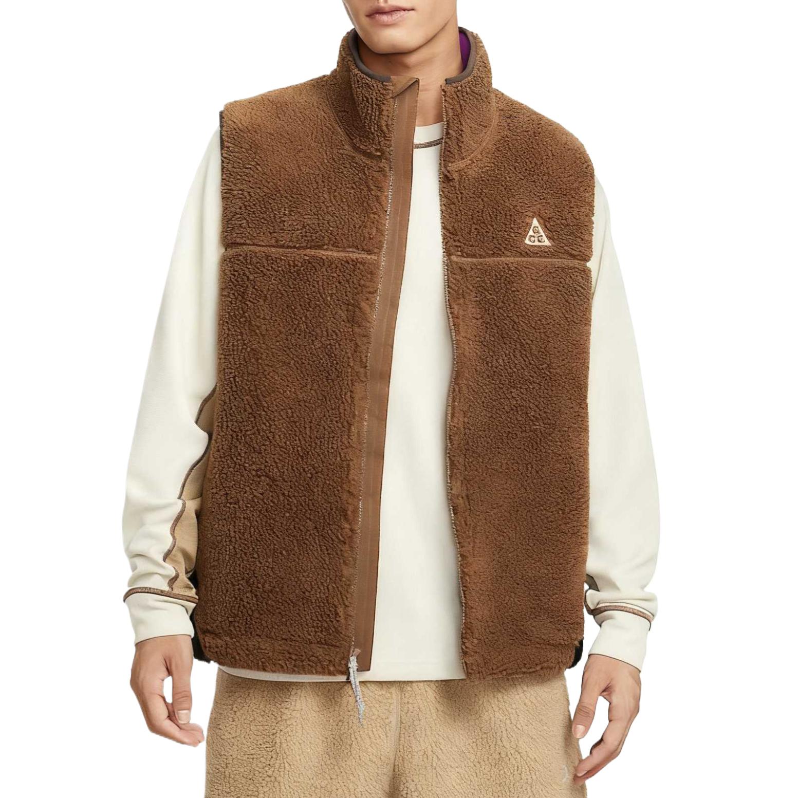 

Мужской жилет Nike ACG Therma-FIT ADV Удобный Свободный Теплый Жилеты Мохово-Коричневый HV1113-235 2XL