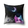 Polyester Pillowcase Cartoon Printed Animal Peach Leather Velvet Pillowcase Waist Cover Car Waist Cushion Cover
