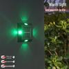 Waterproof Solar Decorative Wall Lamp for Outdoor Garden, Courtyard, Fence, and Terrace