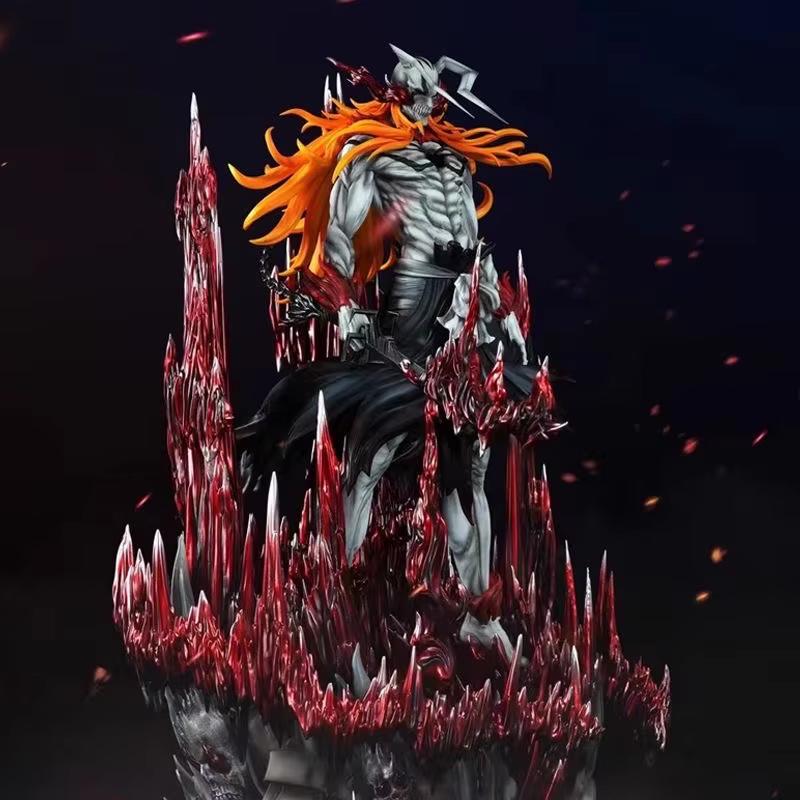 

In Stock Bleach Anime Figure Kurosaki Ichigo Ulquiorra Cifer Figures 1:1 Figurine Collection Desktop Models Toys Genuine