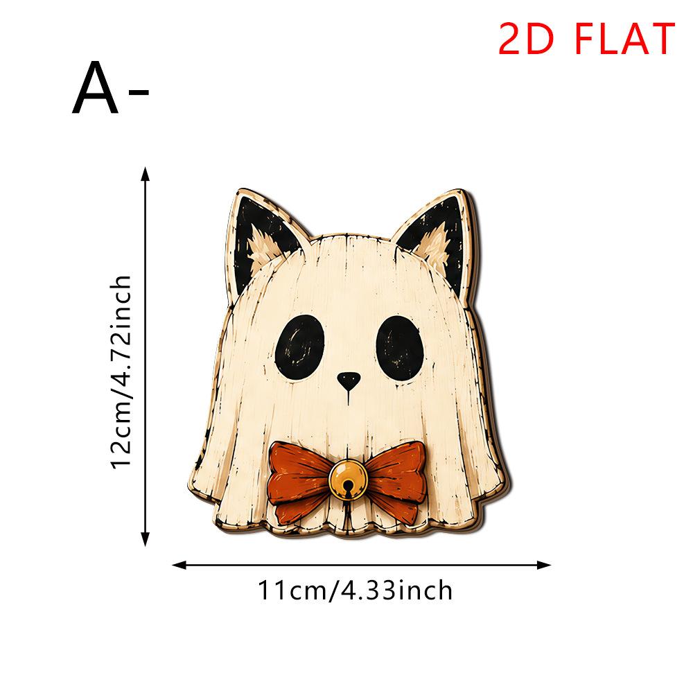 Halloween Wooden Ornaments, Halloween Party Night Scene Atmosphere, Home Gifts, Decorative Items, Handicrafts