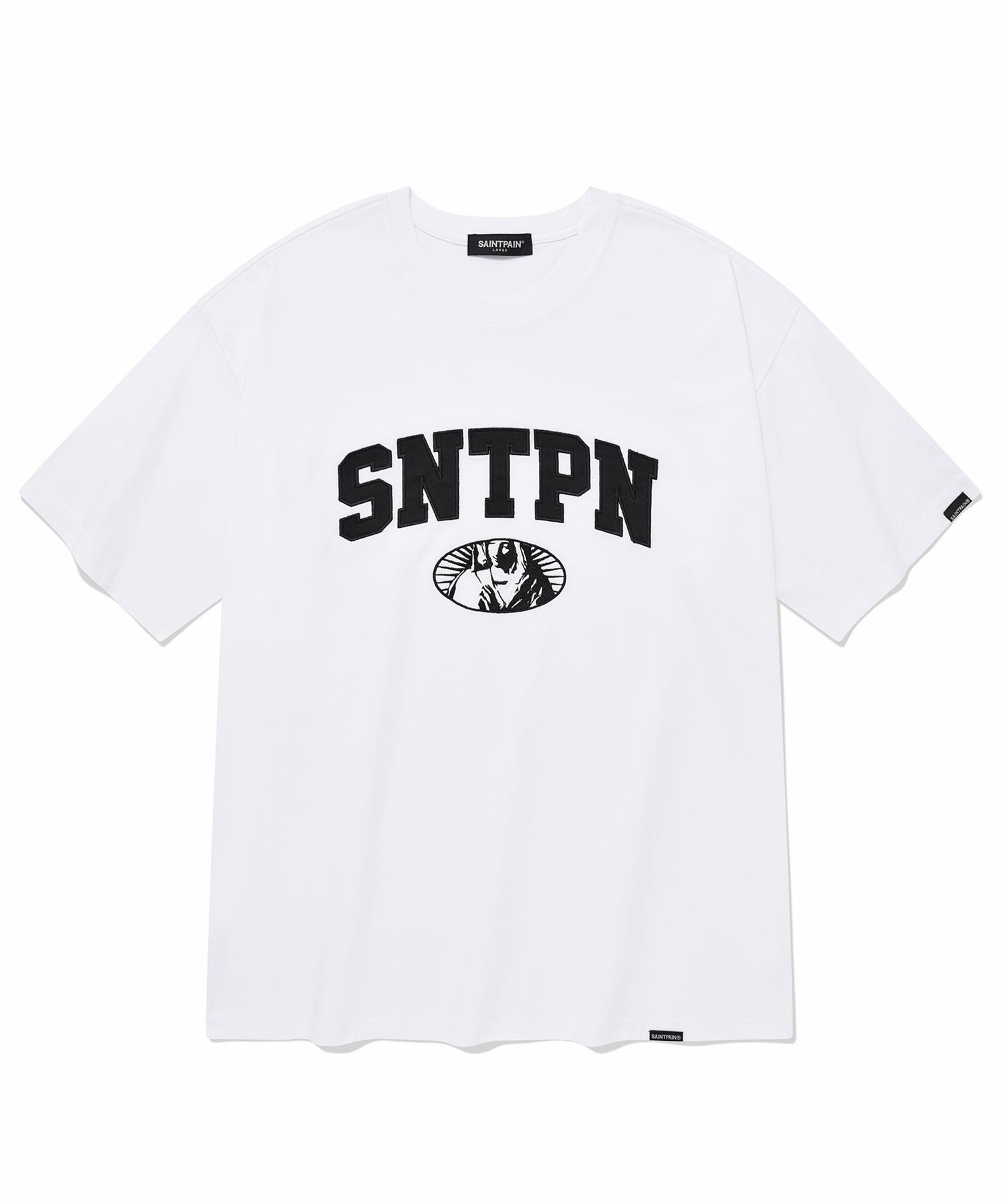 Футболка Saint Pain Sp Sntpn с логотипом-аркой - Белая White/L