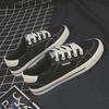 Versatile low-top canvas trendy men's shoes casual sports board shoes 2025 new spring trendy shoes men's black cloth shoes