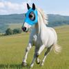 Horse Fly Mask, with Wide Eye Opening Space, Soft Lightweight Breathable Mesh Mask, for Insect And UV Protection