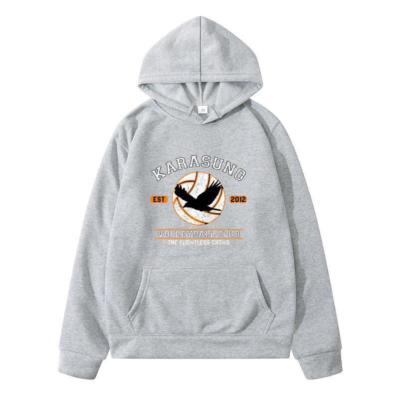 Volleyball Less Haikyuu Unoo College Cosplay Printed Sweater Casual Hoodie