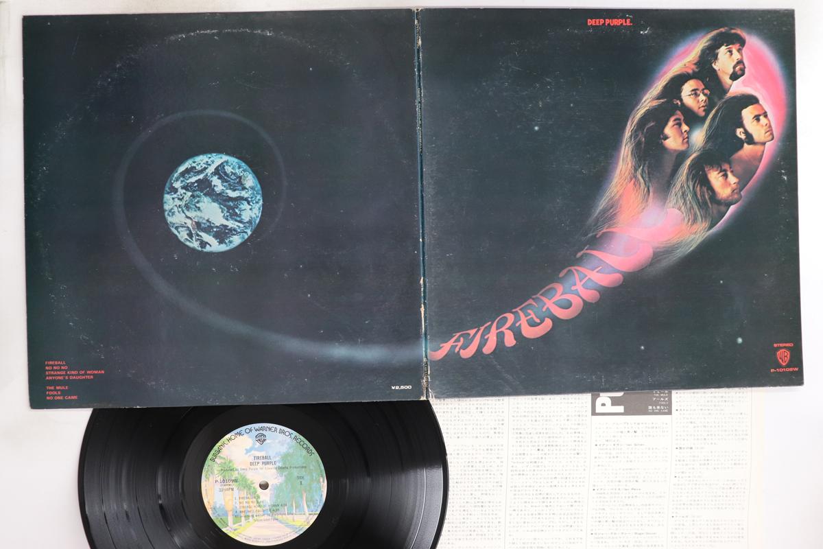 

LP Record DEEP PURPLE - Fireball P10109W WARNER BROS 1976 Japan Rock Used
