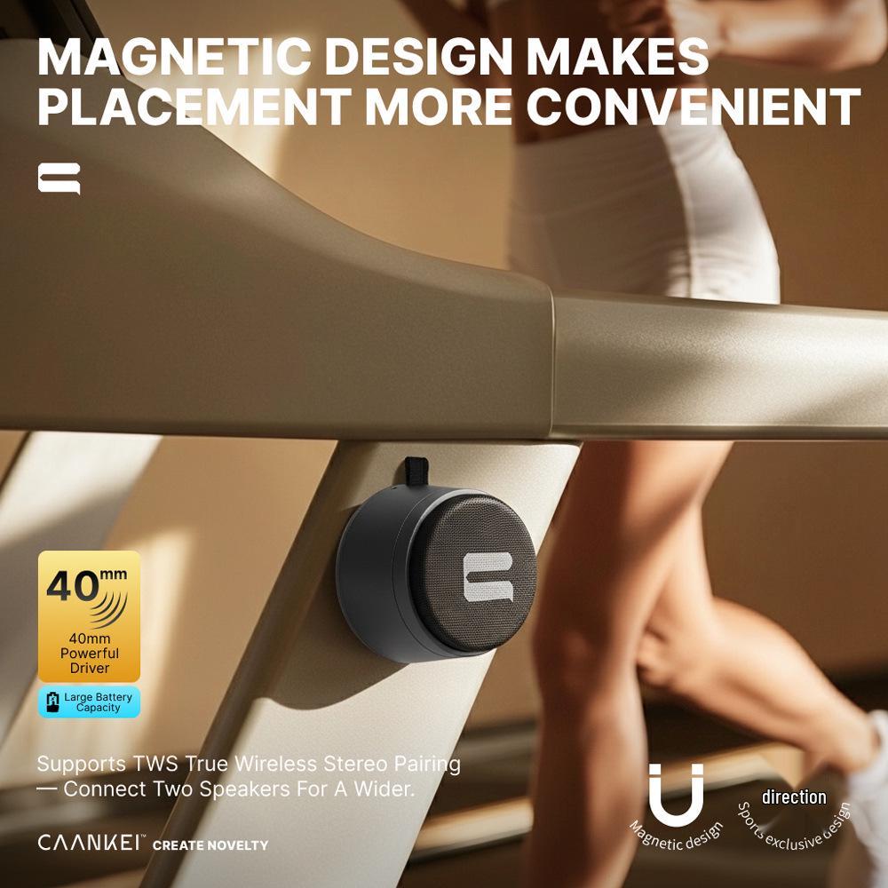 2025 High-Quality Wireless Magnetic Phone Holder & Mini Speaker Car Mount