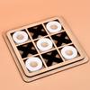 Toy Wooden Tic-Tac-Toe Chess Three Line OX Puzzle Board Party Table Games Building Blocks Toys For Kids Children Early Education