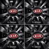 ENTQ1 4pcs 56mm 60mm 65mm 68mm Car wheel emblem Wheel Center Hub Cap auto Rim refit badge covers sticker styling accessories For kia 54A