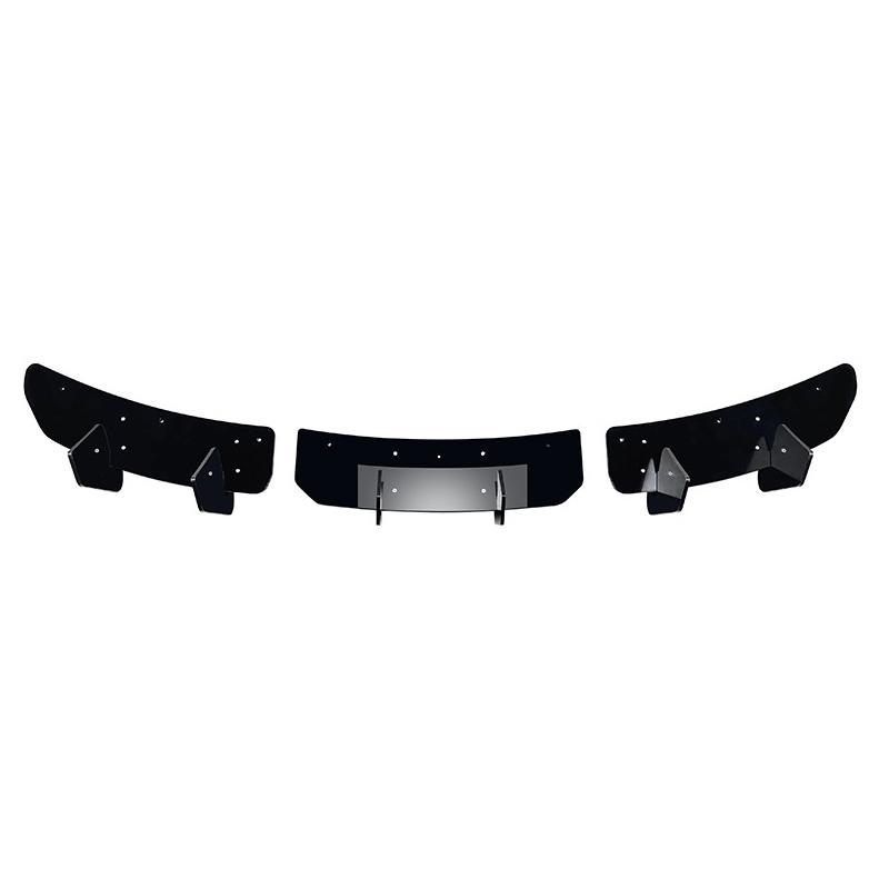 3pcs/set Automobile Rear Bumper Lip Diffuser Spoiler Splitter Protector For Tesla Model 3 2025+ Car Modification Parts чёрный