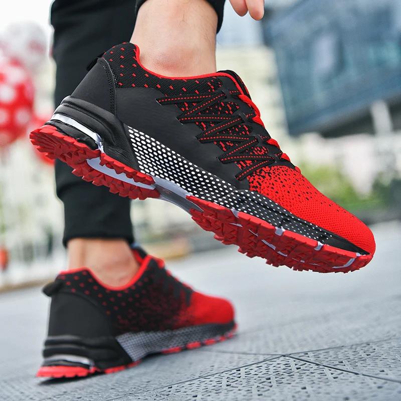 Men's Sneakers Fashion Breathable Non Slip Running Shoes Autumn Comfortable Sports Shoes for Men Tennis Sneaker Tenis Masculino