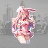 Anime Girl Car Sticker,  Vinyl Cartoon Decal, Self-Adhesive for Glass Surfaces, Single Use Auto JDM Decoration for Trunk, Bumper, Door Protection