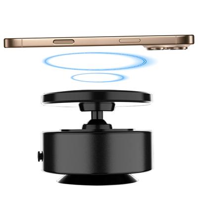 Magnetische intelligente Adsorptionshalterung Drahtloses Laden Vakuum-Adsorptionstelefonhalter Auto-Vakuum-Adsorptionshalterung für Telefon