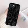 Funda de Teléfono de Alta Gama Nueva con Diseño de Ecuación Matemática Química para iPhone SE X XS XR 16E 17 11 Pro Max 8 7 6 6s Plus Air