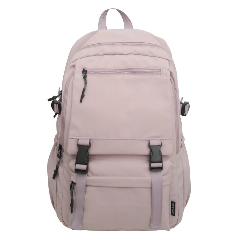 

Рюкзак мужской большой вместимости для деловых поездок, рюкзак для компьютера, мужской рюкзак для старшеклассника, ученика средней школы, школьная сумка для студента колледжа розовый