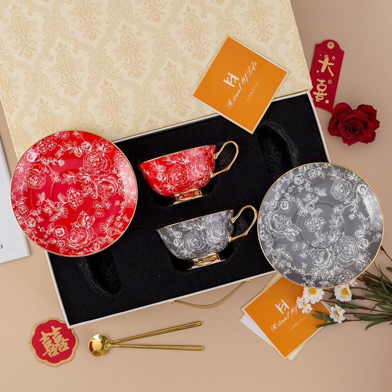 Wedding Gifts For Newcomers, Coffee Cups, High-End Exquisite Gift Boxes, High-End Cups, Housewarming, Wedding Gifts For Girlfriends