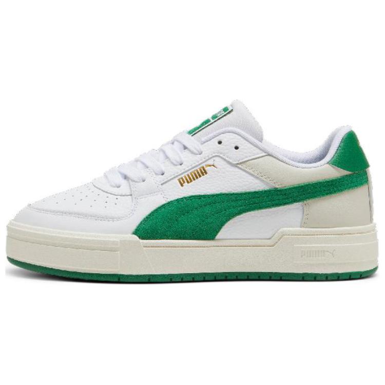 Puma Ca Pro Shock Absorbing Durable Low-Top Sneakers Unisex Sneakers White Green 387327-10