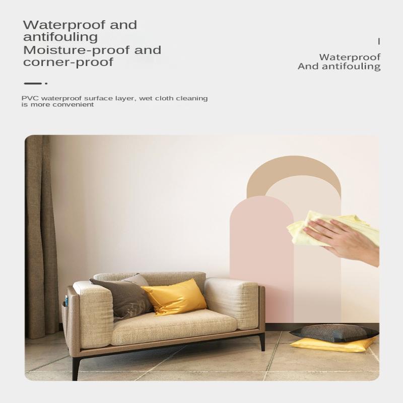 Boho-Bogenelement, geometrische Schönheit, künstlerisches Wohnzimmer, Hintergrund, Wanddekoration, Wand