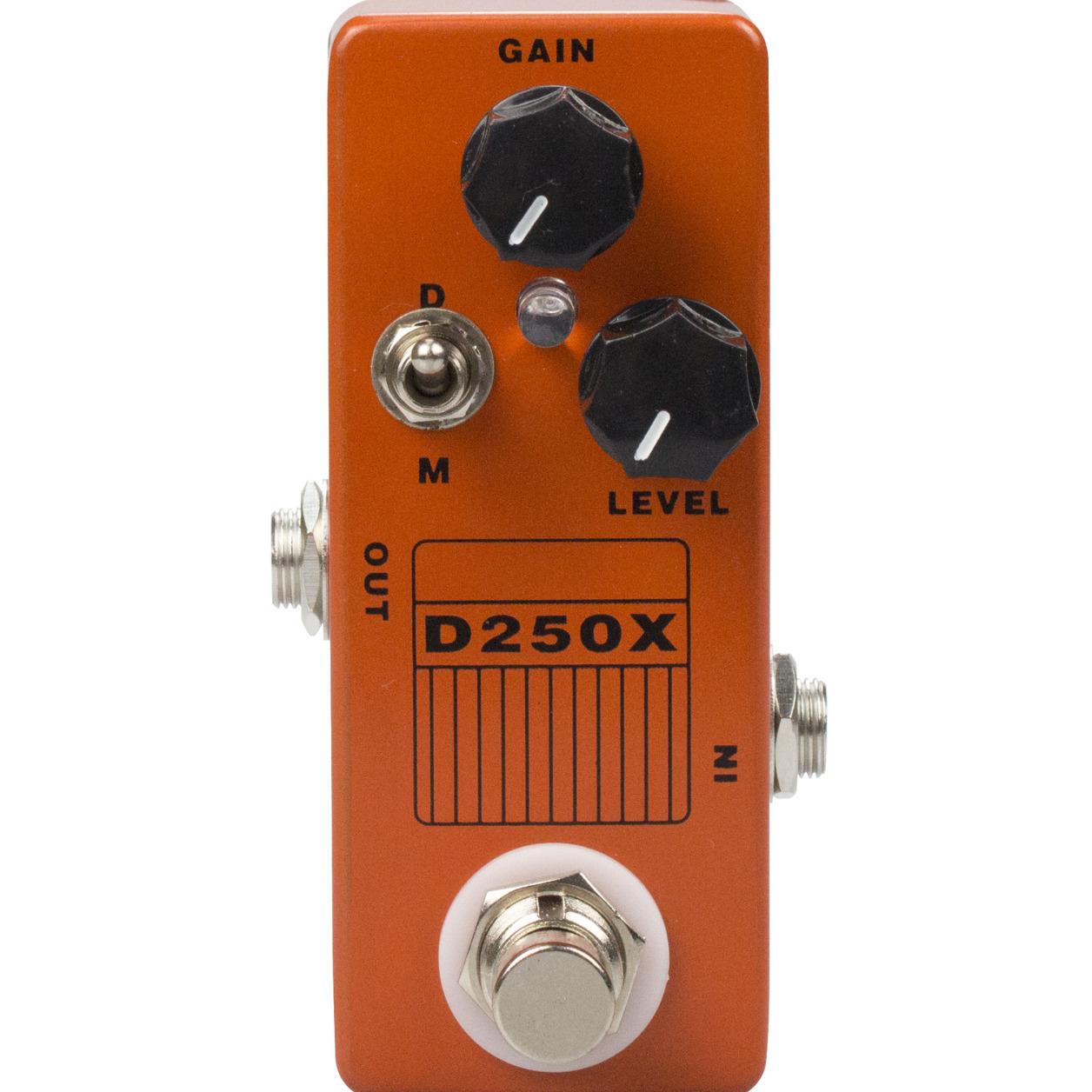 D250X Overdrive Distortion Guitar Effects Pedal оранжевый