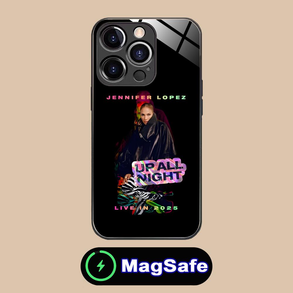 Jennifer Lopez Mobile Cell Phone Case for iPhone 17 16 15 14 13 12 11 Air Pro Max Plus Mini MagSafe Glass Colorful Cover Pretty