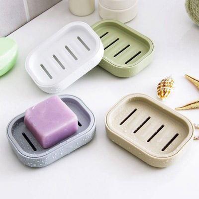 Seifenschale mit Drainageschicht Shampoo-Bar-Halter mit Deckel Seifenablage Hält Seife trocken und sauber für Badezimmer Dusche Badewanne Küche