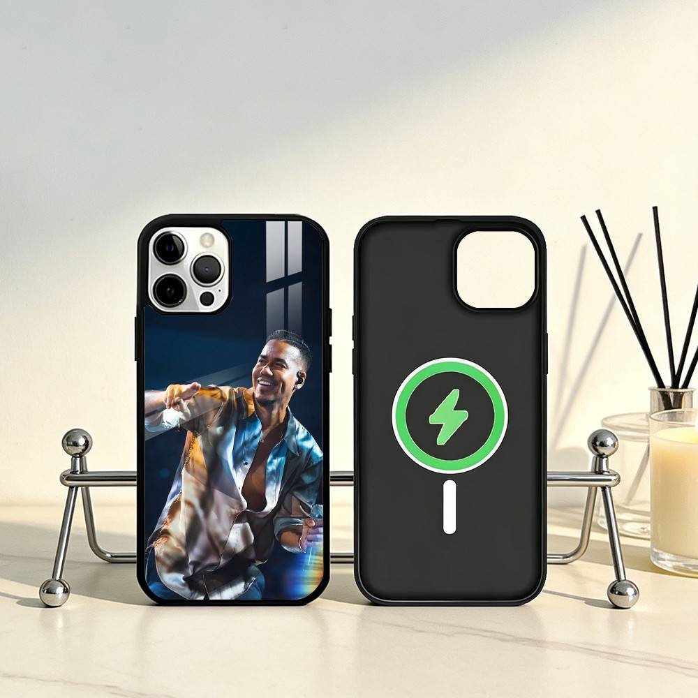 Singer Romeo Santos Phone Case For iPhone17,16,15,14,13,12,11 Plus,Pro Max Magnetic For Magsafe Wireless Charging